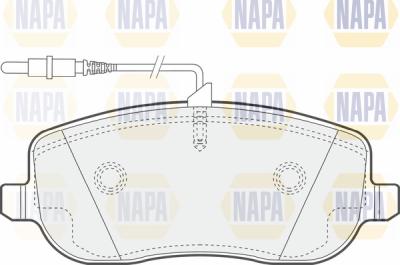 NAPA PBP7021 - Brake Pad Set, disc brake autospares.lv