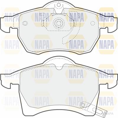 NAPA PBP7072 - Brake Pad Set, disc brake autospares.lv