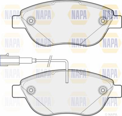 NAPA PBP7199 - Brake Pad Set, disc brake autospares.lv