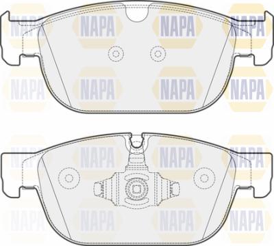 NAPA PBP7145 - Brake Pad Set, disc brake autospares.lv