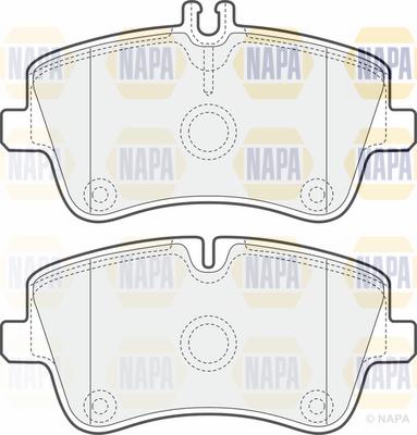 NAPA PBP7148 - Brake Pad Set, disc brake autospares.lv