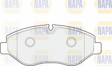 NAPA PBP7160 - Brake Pad Set, disc brake autospares.lv