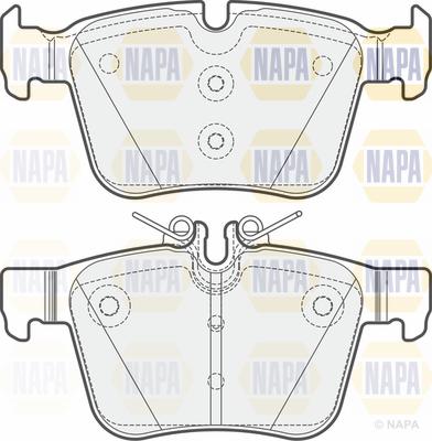 NAPA PBP7104 - Brake Pad Set, disc brake autospares.lv