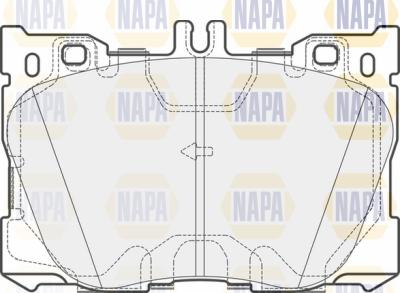 NAPA PBP7106 - Brake Pad Set, disc brake autospares.lv