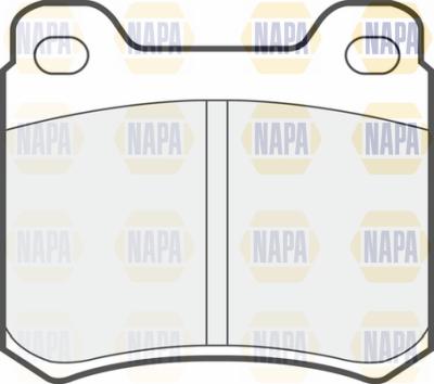 NAPA PBP7111 - Brake Pad Set, disc brake autospares.lv