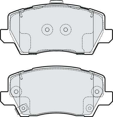 NAPA PBP7834 - Brake Pad Set, disc brake autospares.lv