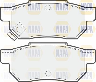 NAPA PBP7392 - Brake Pad Set, disc brake autospares.lv