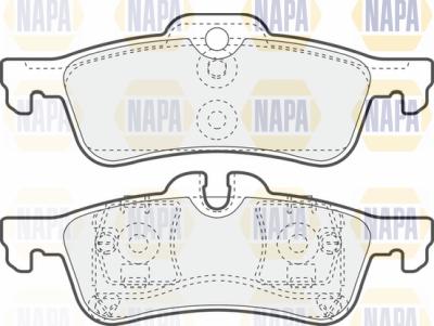NAPA PBP7348 - Brake Pad Set, disc brake autospares.lv
