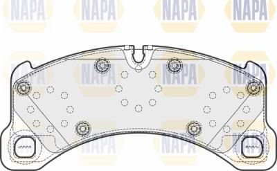 NAPA PBP7359 - Brake Pad Set, disc brake autospares.lv