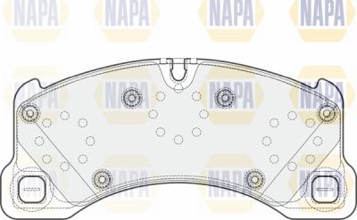 NAPA PBP7358 - Brake Pad Set, disc brake autospares.lv