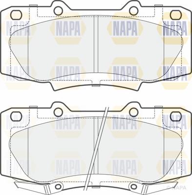 NAPA PBP7367 - Brake Pad Set, disc brake autospares.lv