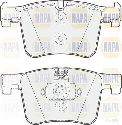 NAPA PBP7309 - Brake Pad Set, disc brake autospares.lv