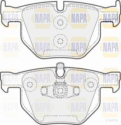 NAPA PBP7339 - Brake Pad Set, disc brake autospares.lv