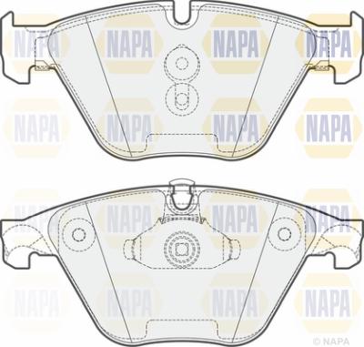 NAPA PBP7332 - Brake Pad Set, disc brake autospares.lv