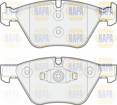 NAPA PBP7325 - Brake Pad Set, disc brake autospares.lv