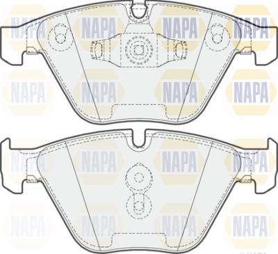 NAPA PBP7326 - Brake Pad Set, disc brake autospares.lv