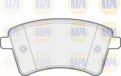 NAPA PBP7293 - Brake Pad Set, disc brake autospares.lv