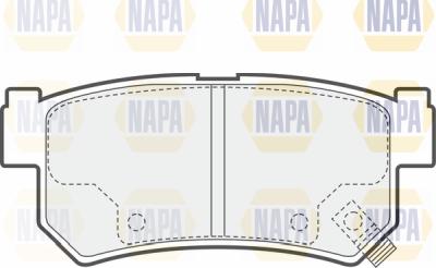NAPA PBP7297 - Brake Pad Set, disc brake autospares.lv