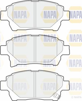 NAPA PBP7240 - Brake Pad Set, disc brake autospares.lv