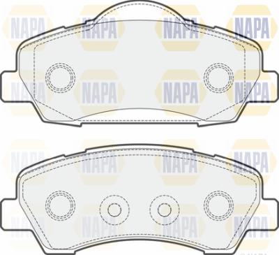 NAPA PBP7265 - Brake Pad Set, disc brake autospares.lv