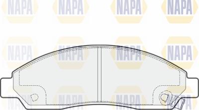 NAPA PBP7204 - Brake Pad Set, disc brake autospares.lv