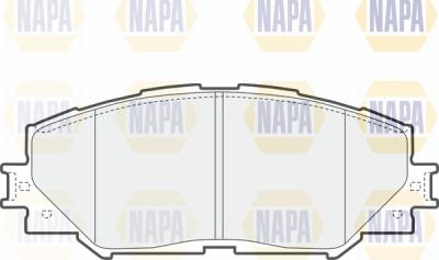 NAPA PBP7218 - Brake Pad Set, disc brake autospares.lv