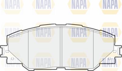 NAPA PBP7236 - Brake Pad Set, disc brake autospares.lv