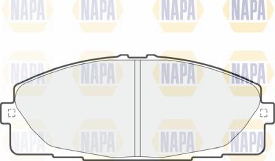 NAPA PBP7230 - Brake Pad Set, disc brake autospares.lv