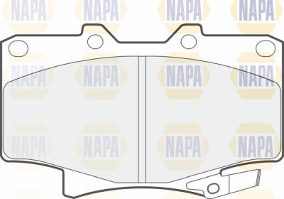 NAPA PBP7238 - Brake Pad Set, disc brake autospares.lv