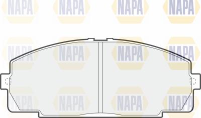 NAPA PBP7229 - Brake Pad Set, disc brake autospares.lv