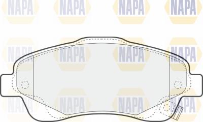 NAPA PBP7224 - Brake Pad Set, disc brake autospares.lv
