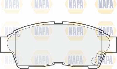 NAPA PBP7221 - Brake Pad Set, disc brake autospares.lv