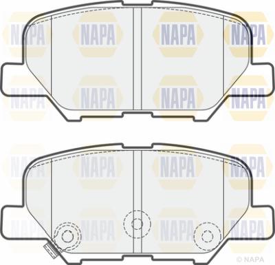 NAPA PBP7270 - Brake Pad Set, disc brake autospares.lv