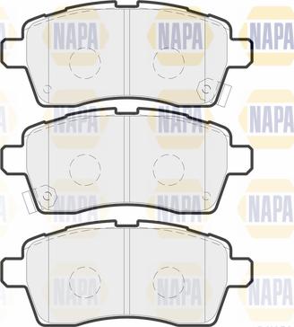 NAPA PBP7756 - Brake Pad Set, disc brake autospares.lv