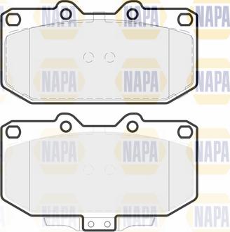NAPA PBP7765 - Brake Pad Set, disc brake autospares.lv