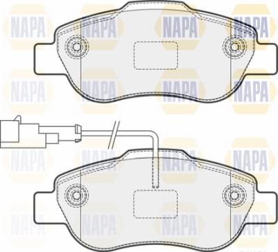 NAPA PBP7707 - Brake Pad Set, disc brake autospares.lv