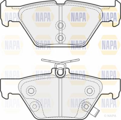 NAPA PBP7716 - Brake Pad Set, disc brake autospares.lv