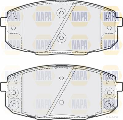 NAPA PBP7737 - Brake Pad Set, disc brake autospares.lv