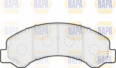 NAPA PBP7729 - Brake Pad Set, disc brake autospares.lv