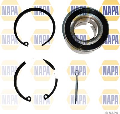 NAPA PWB1021 - Wheel hub, bearing Kit autospares.lv