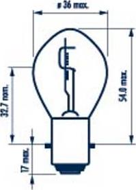 Narva 495313000 - Bulb, spotlight autospares.lv