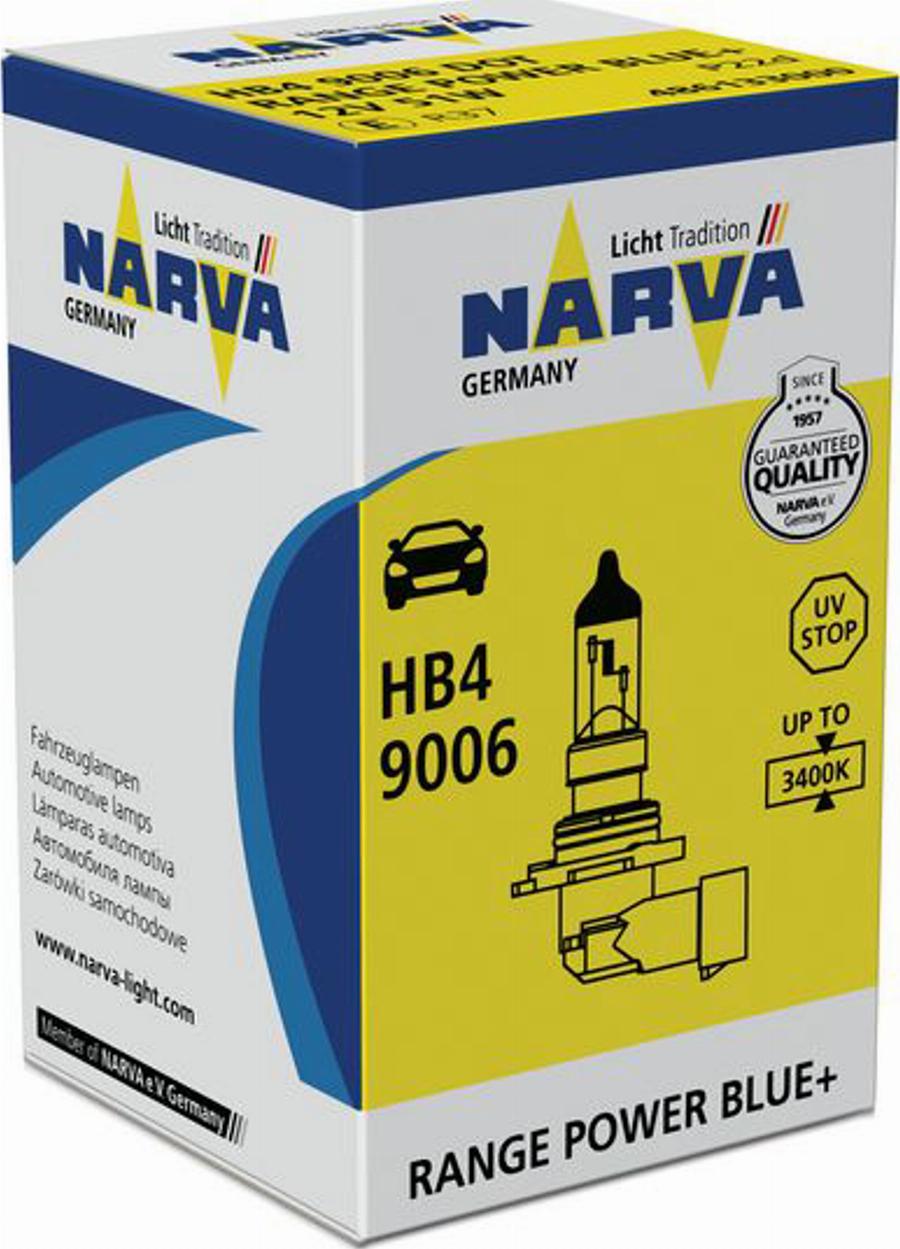 Narva 48613RPB - Bulb, cornering light autospares.lv