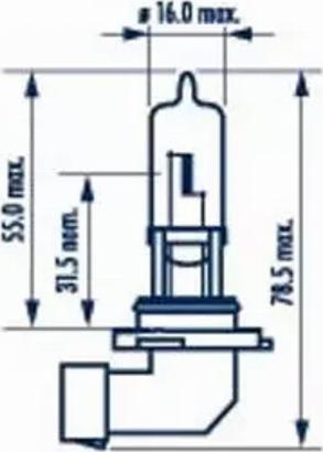 Narva 48085 - Bulb, spotlight autospares.lv