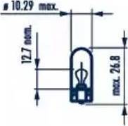 Narva 17069 - Bulb, instrument lighting autospares.lv