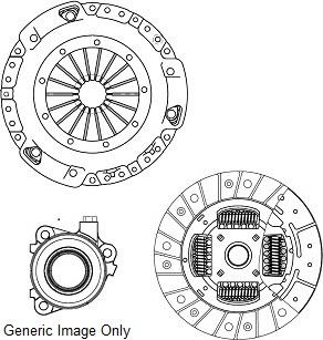 NATIONAL CK9869-27 - Clutch Kit autospares.lv