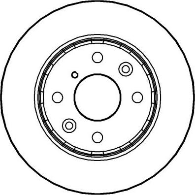 National NBD945 - Brake Disc autospares.lv