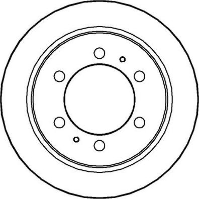 National NBD957 - Brake Disc autospares.lv