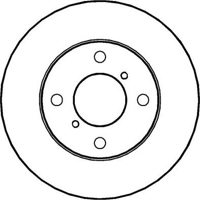 National NBD961 - Brake Disc autospares.lv