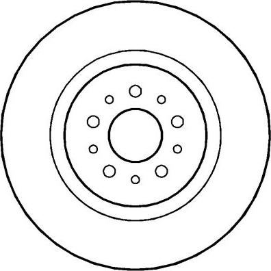 National NBD916 - Brake Disc autospares.lv