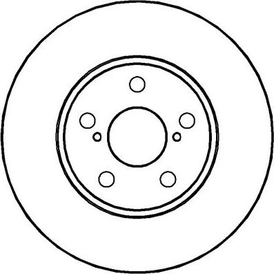 National NBD989 - Brake Disc autospares.lv